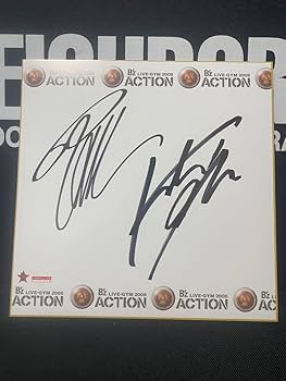 B'z 稲葉浩志 en 4 サイン Amazon.co.jp: B'z 直筆サイン 色紙 稲葉さん 稲葉浩志 ACTION STARS
