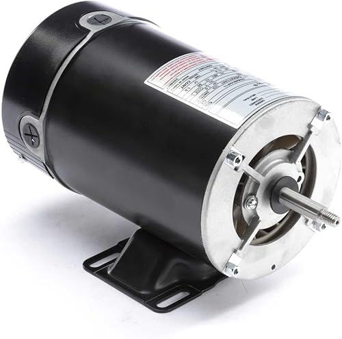 A.O. Smith BN25V1 1 HP, 3450 RPM, 1 velocidad, 115 voltios, 12 amperios, 1 factor de servicio, marco 48Y, PSC, carcasa ODP, motor de piscina de base