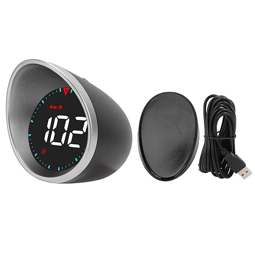 Velocímetro GPS Mph, pantalla HUD de coche, universal inteligente coche HUD, velocímetro digital multifunción para camión, autobús, RV, barco,