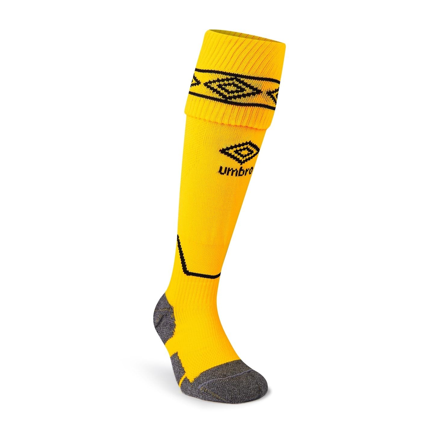 Umbro Yellow/Black Childrens/Kids Diamond Football Socks (12 Uk Child-2 Uk) ()