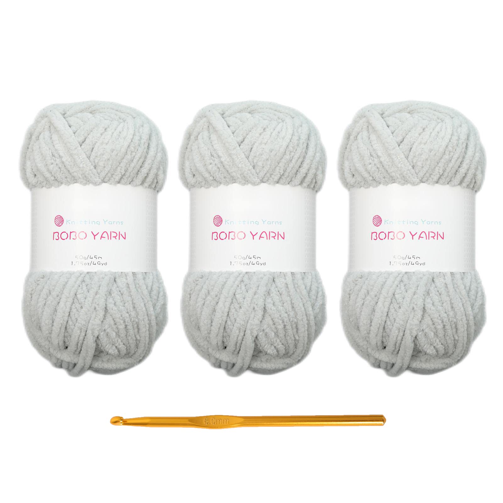 Lerchiyar Soft Chenille For Knitted Blankets,amigurumi...