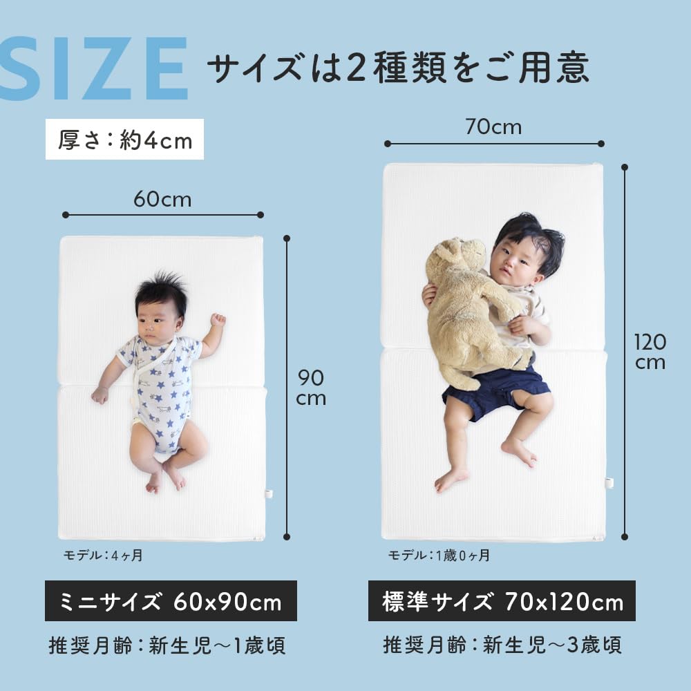 Amazon.co.jp: 【いつくし公式】呼吸を守るマットレス ここねん izxi
