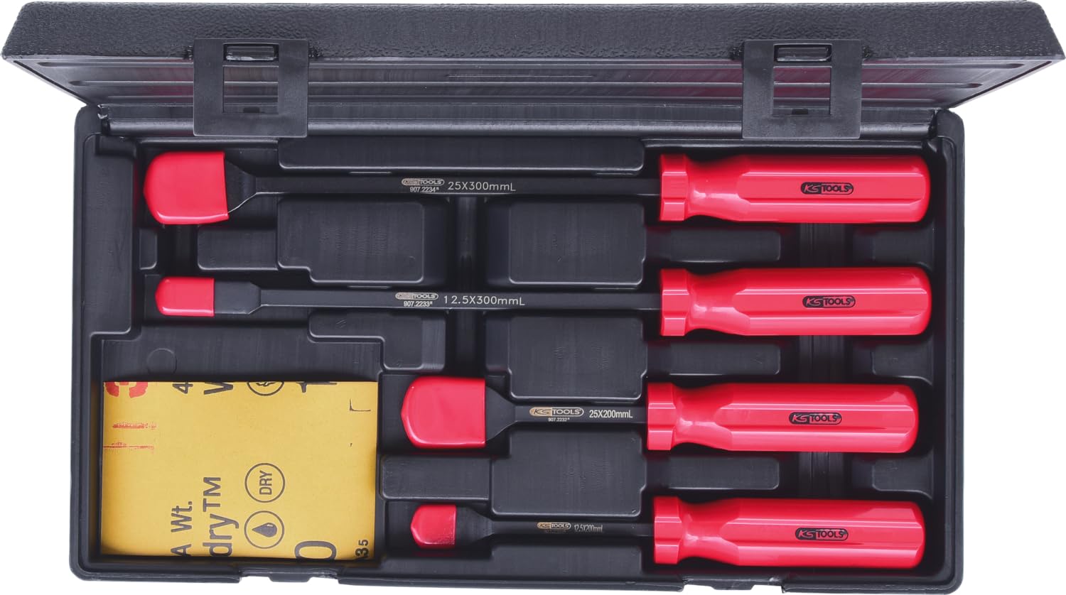 KS Tools 907.2230 Serie di Raschietti per Guarnizioni, 4 Pezzi