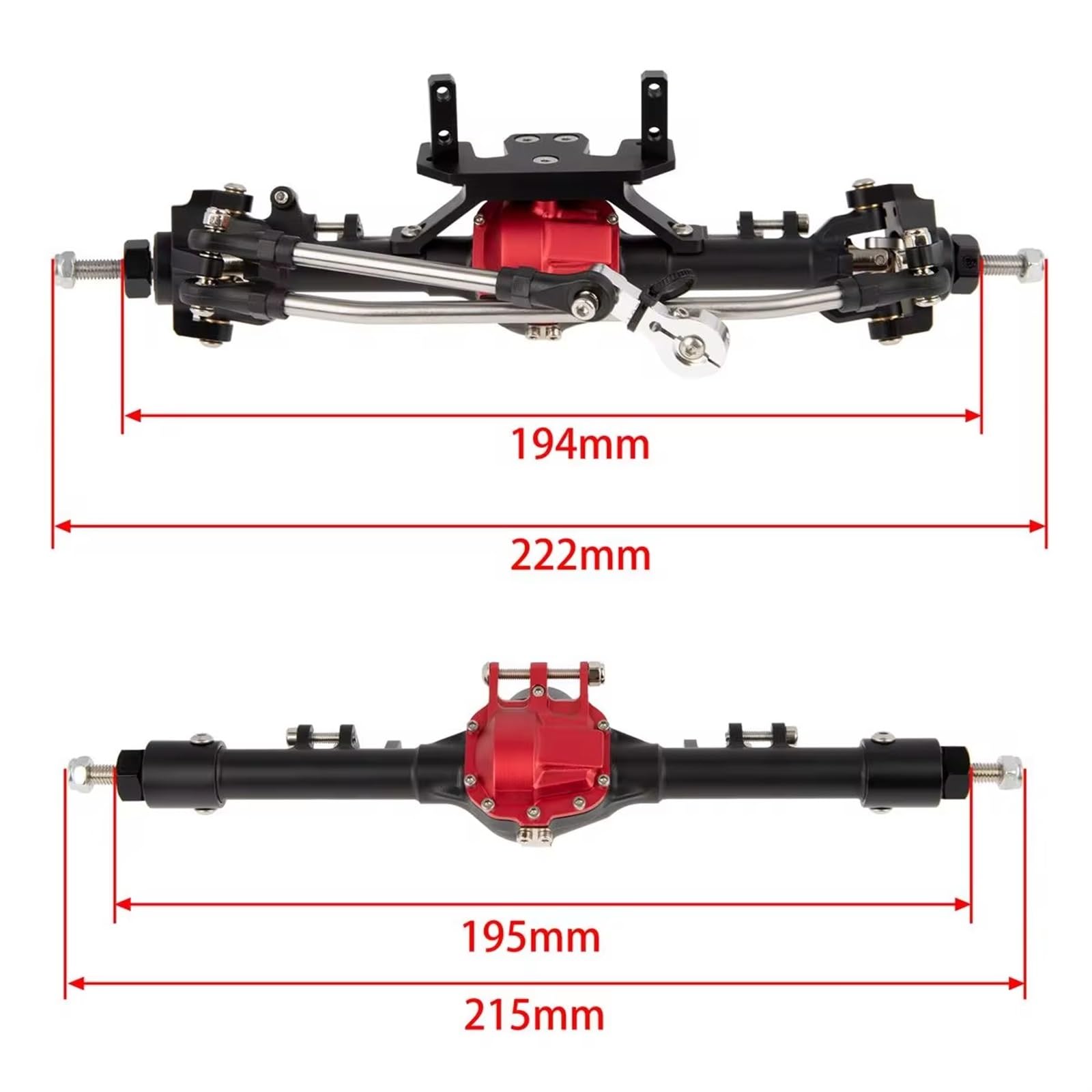 Amazon | RCカーアクスルセット Compatible With Axial SCX10 II 90046