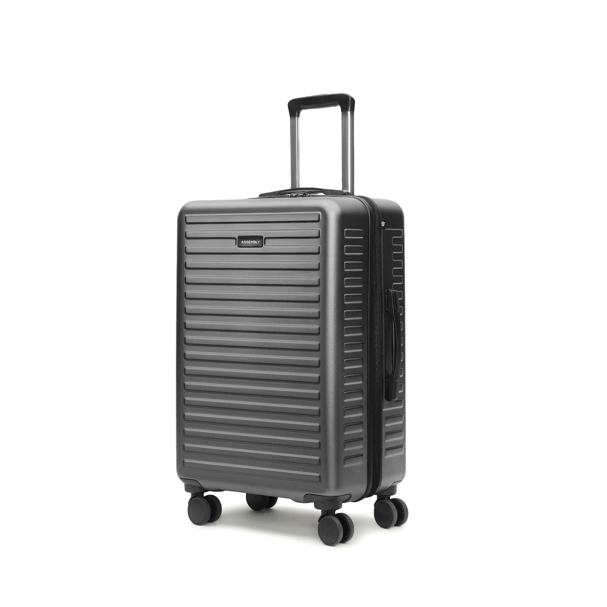 the assembly Assembly Assembly Medium Check in Luggage Polycarbonate 24 Inches- Premium Hardsided Suitcase Trolley -Grey-Stark-picture-19