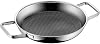 WMF Profi Resist service pan 24 cm induction, multi-layer material coated, honeycomb structure, stainless steel handle, oven resistant