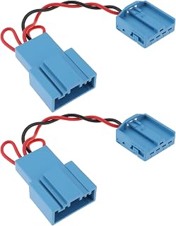 ECSiNG 2 Piezas Adaptador de Cable de Arnés de Subwoofer para Debajo del Asiento de Coche Compatible con BMW Serie 1 3 5 6 Y 7