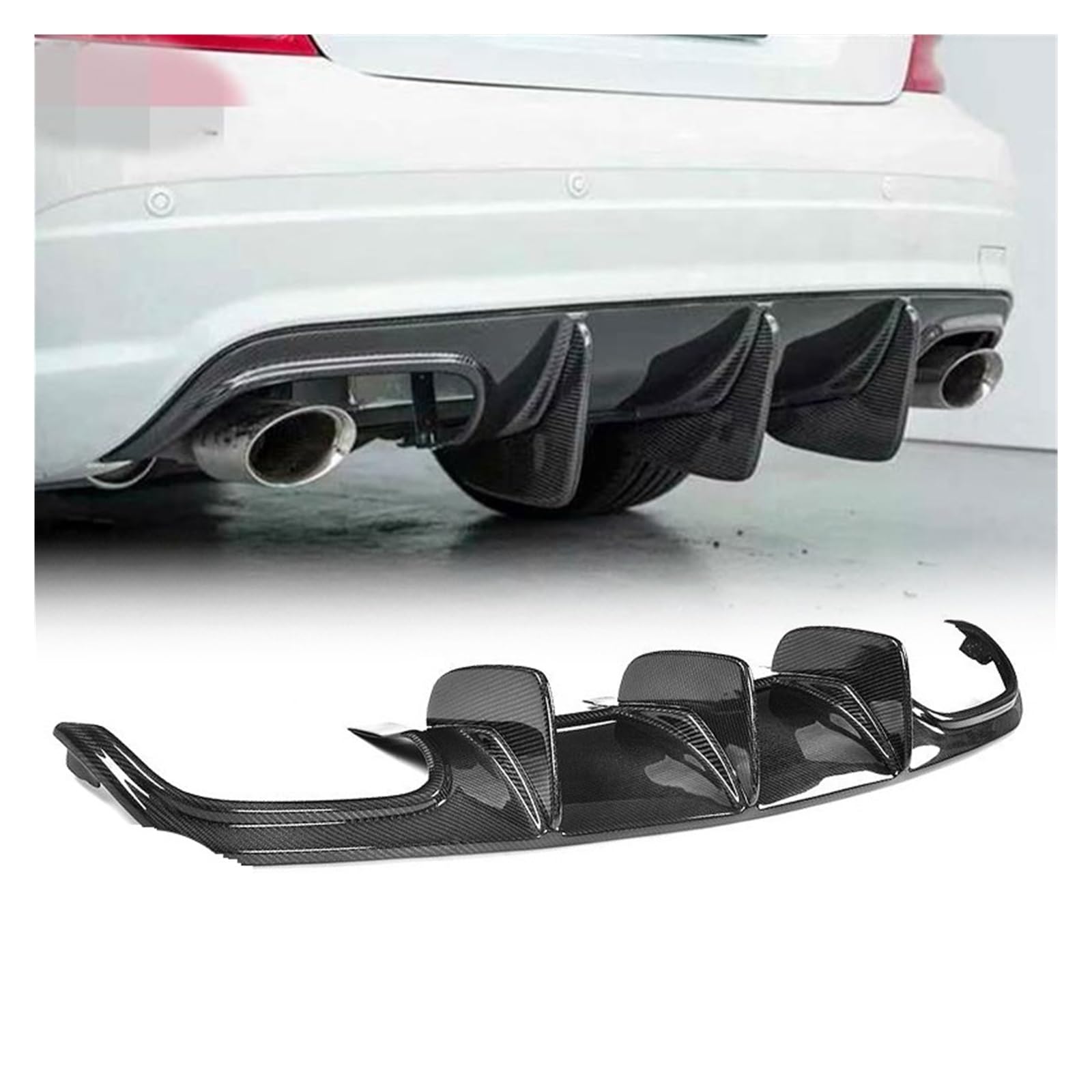 Amazon | 車のリアバンパーディフューザーリップスポイラー 