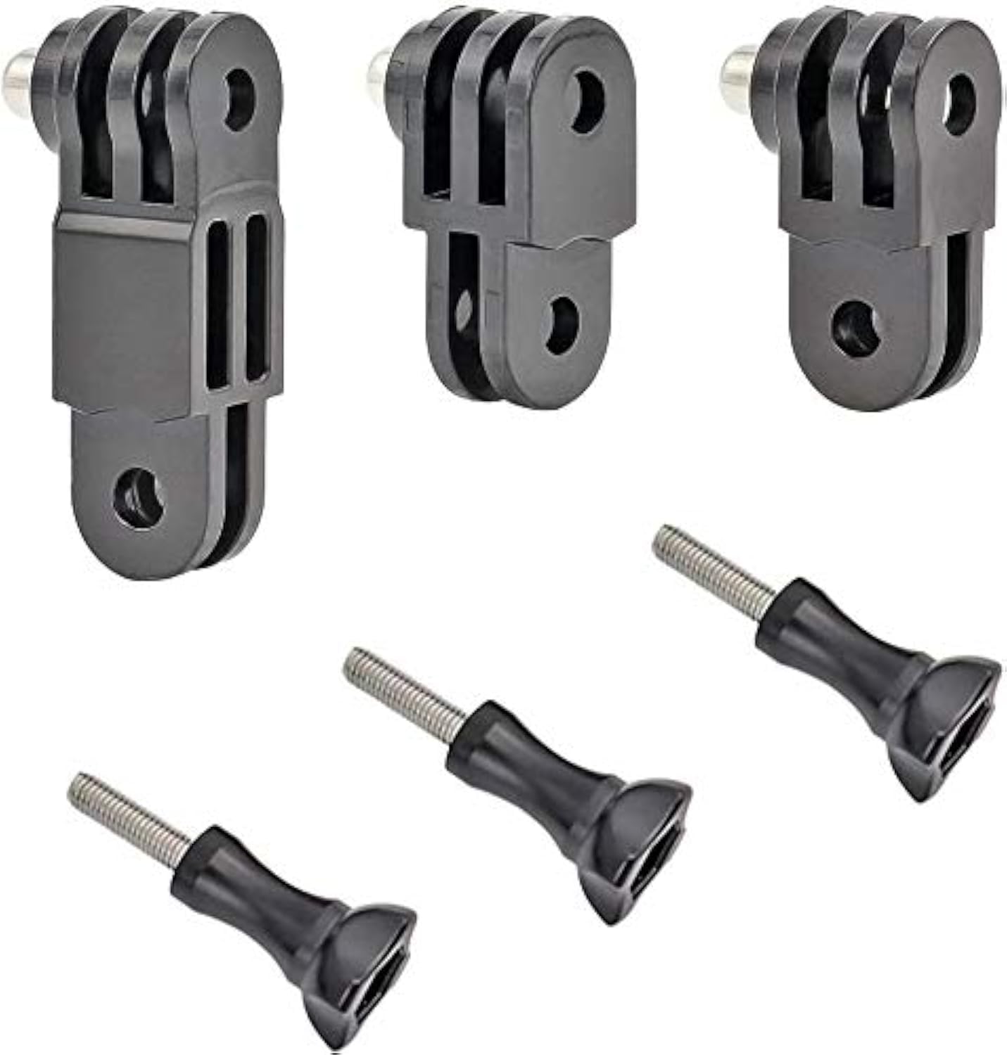 Adjust Long and Short Straight Arm Extension Joints Mount with Long Thumbscrews for Gopro Hero, SJCAM, YI, EKEN and All Other Action Cameras