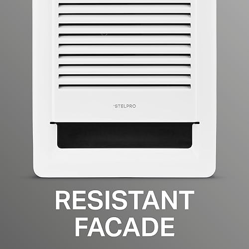 Miniatura 7 de Stelpro Sonoma - Calentador de ventilador de pared – 1500 W / 240 V (1125 W / 208 V) – 12 3/8 pulgadas de alto x 9 1/16 pulgadas de ancho – Diseño