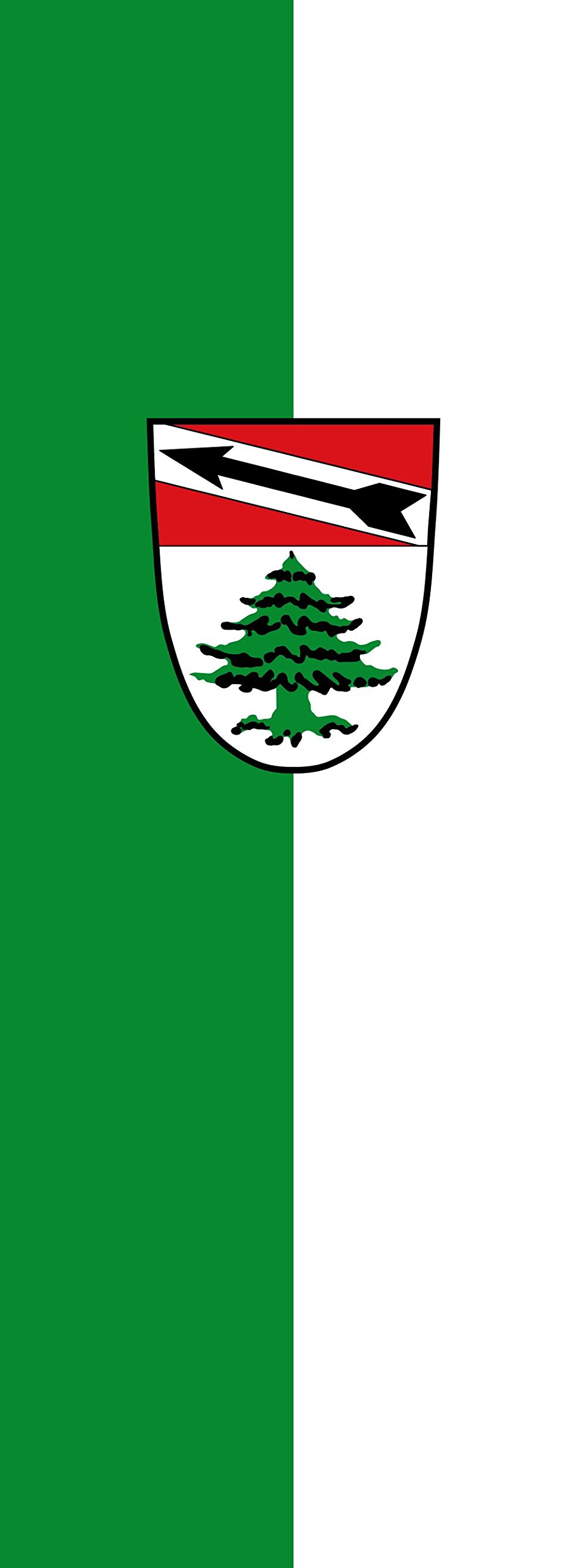 Drapeau Höhenkirchen-Siegertsbrunn drapeau portrait pour décorer vos fêtes