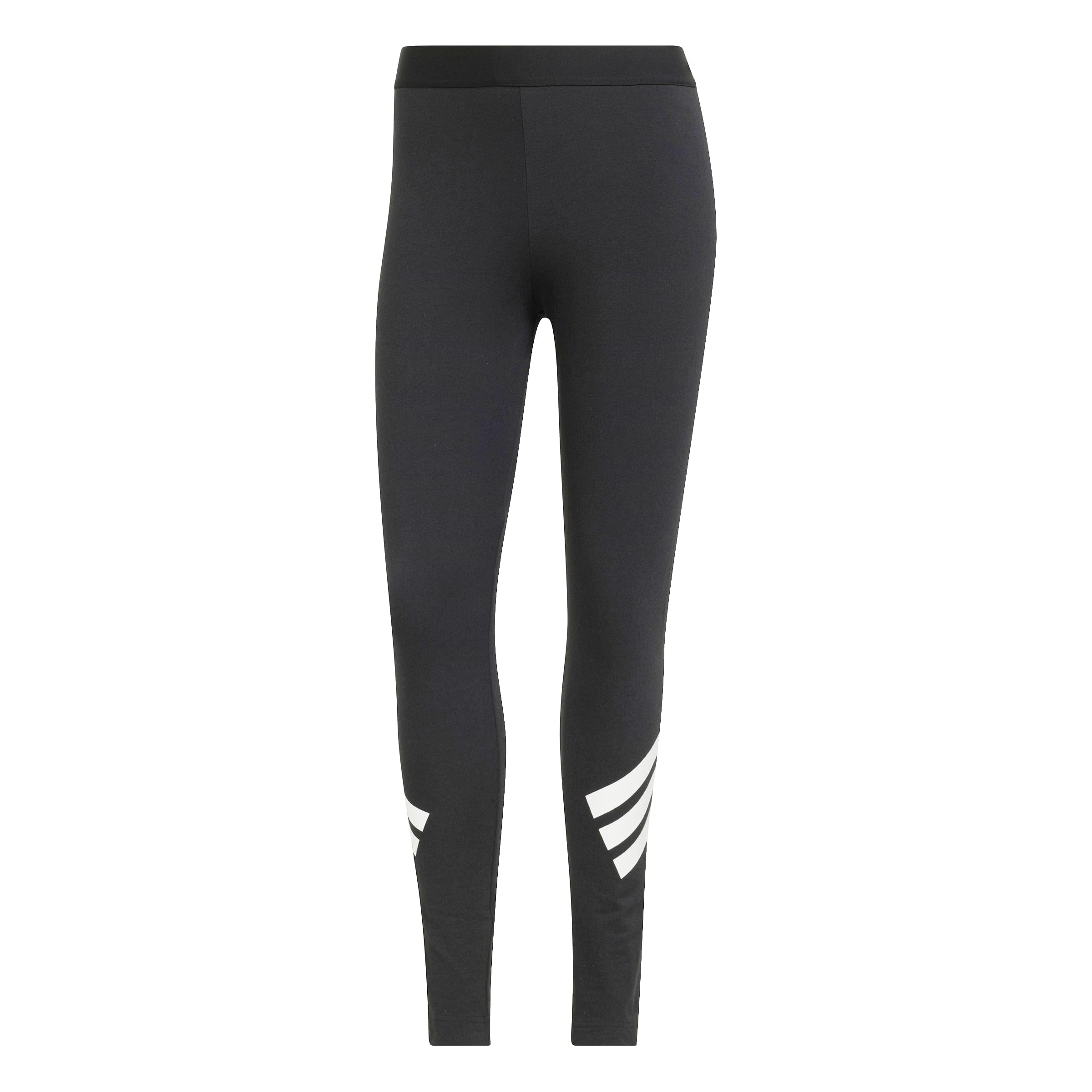 adidas Women's FUTURE ICONS THREE STRIPES LEGGING, black, XXS