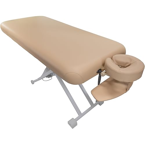 Electric Massage, Spa, and Treatment Table - Quiet German Motors, Adjustable Height and Foot Control, ADA Compliant Treatment Table for Esthetician, Massage Therapists and Spa Professionals