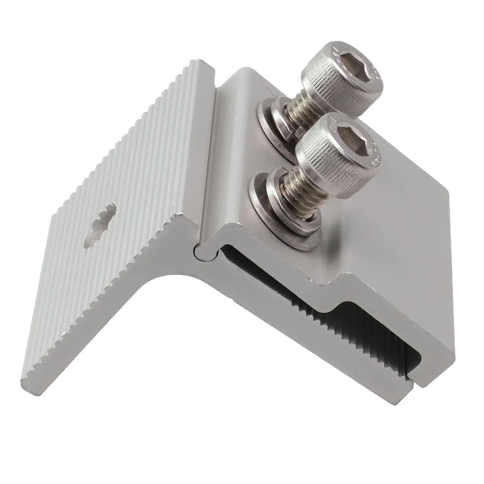 Solar Panel Mounting Brackets Solar Panel Bracket Photovoltaic PV Roof Standing Seam Clamp Sheet Mounting(4pc)