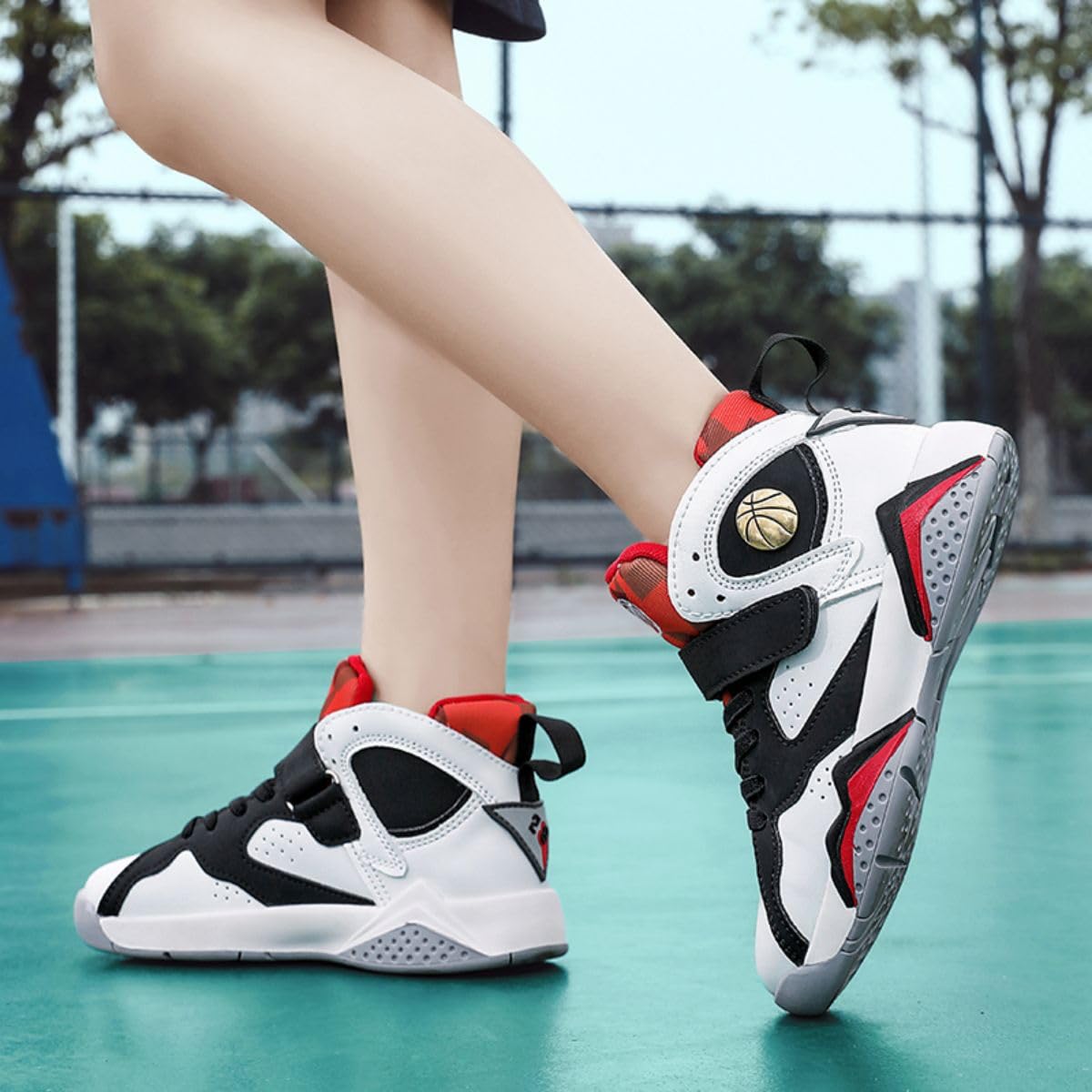 Calzado Deportivo De Moda Calzado De Baloncesto para Niños Calzado Deportivo para Estudiantes Nuevo Calzado Deportivo Transpirable De Malla para La Temporada De Primavera 31-40