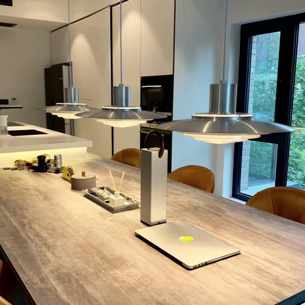 modern Esstisch Pendelleuchte, E27 Industrielle PH5 Pendellampe, Aluminium Schatten Hängeleuchte Dimmbar, Esszimmer Schlafzimmer Designer 1 flamme Höhenverstellbar Innen Dekorativ Beleuchtung (B,47CM)