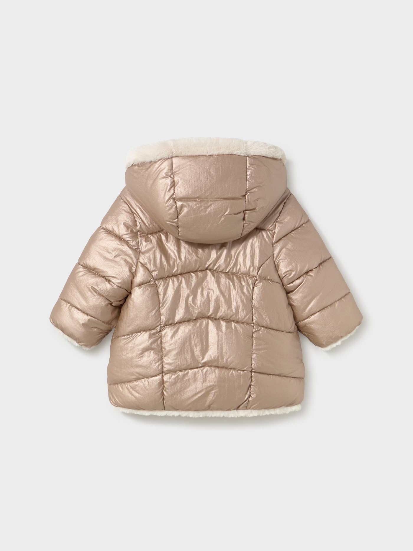 Mayoral giubbotto reversibile pelo per Bimba Bronzo