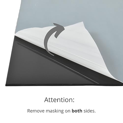 Miniatura 5 de Lámina de plástico de policarbonato  transparente, 14" x 18" x 24" - Reemplazo de vidrio transparente, resistente a los rayos UV, a la intemperie y