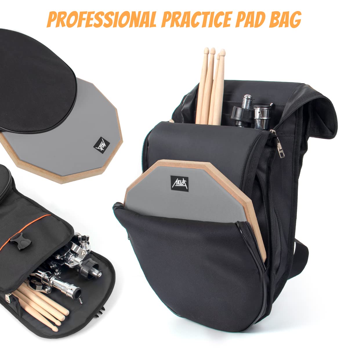 Pad Co オリジナル練習パッド、スタンドセット Amazon | YOUEON ドラム練習パッド スネアドラムスタンドセット