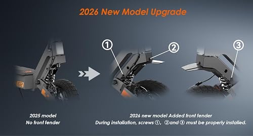 Kukirin G2 Monopattino Elettrico Pieghevole, Batteria da 48V 15Ah, Pneumatici da 10 Pollici, Autonomia di 55 km, Schermo Tattile, Freni a Disco Anteriori e Posteriori, Monopattino Elettrico per Adulti - 5