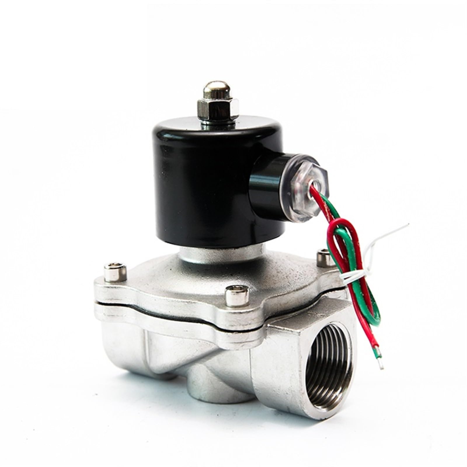 1inch Electric Stainless Steel Water Gas Solenoid Valve 24v 2w250-25 1Pcs