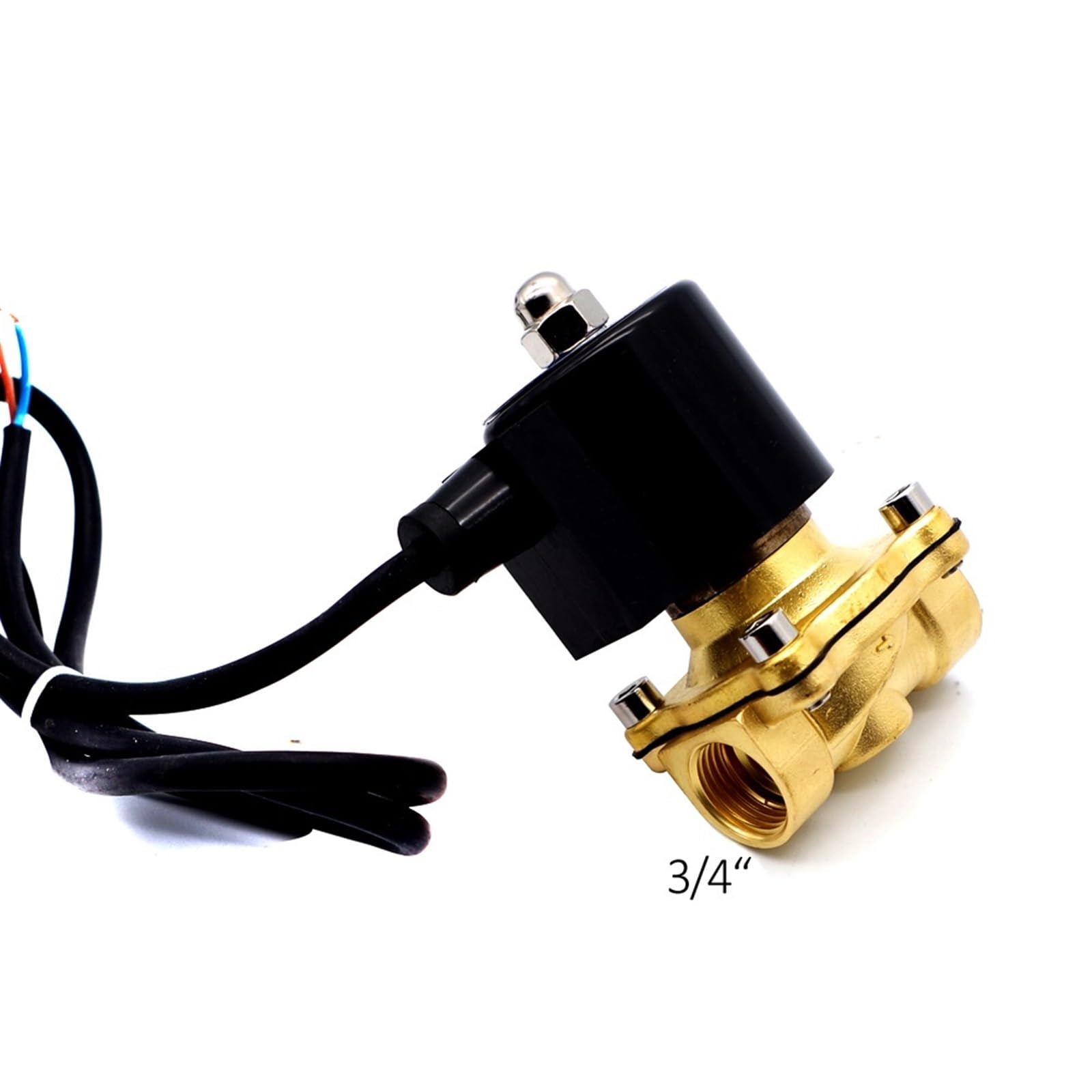 Ieumjnat Npt-220Vac 3/4 Electric Solenoid Valve 110V 24V 220V Normally Closed Valve Water For Fountain(,2A-20Nbr)