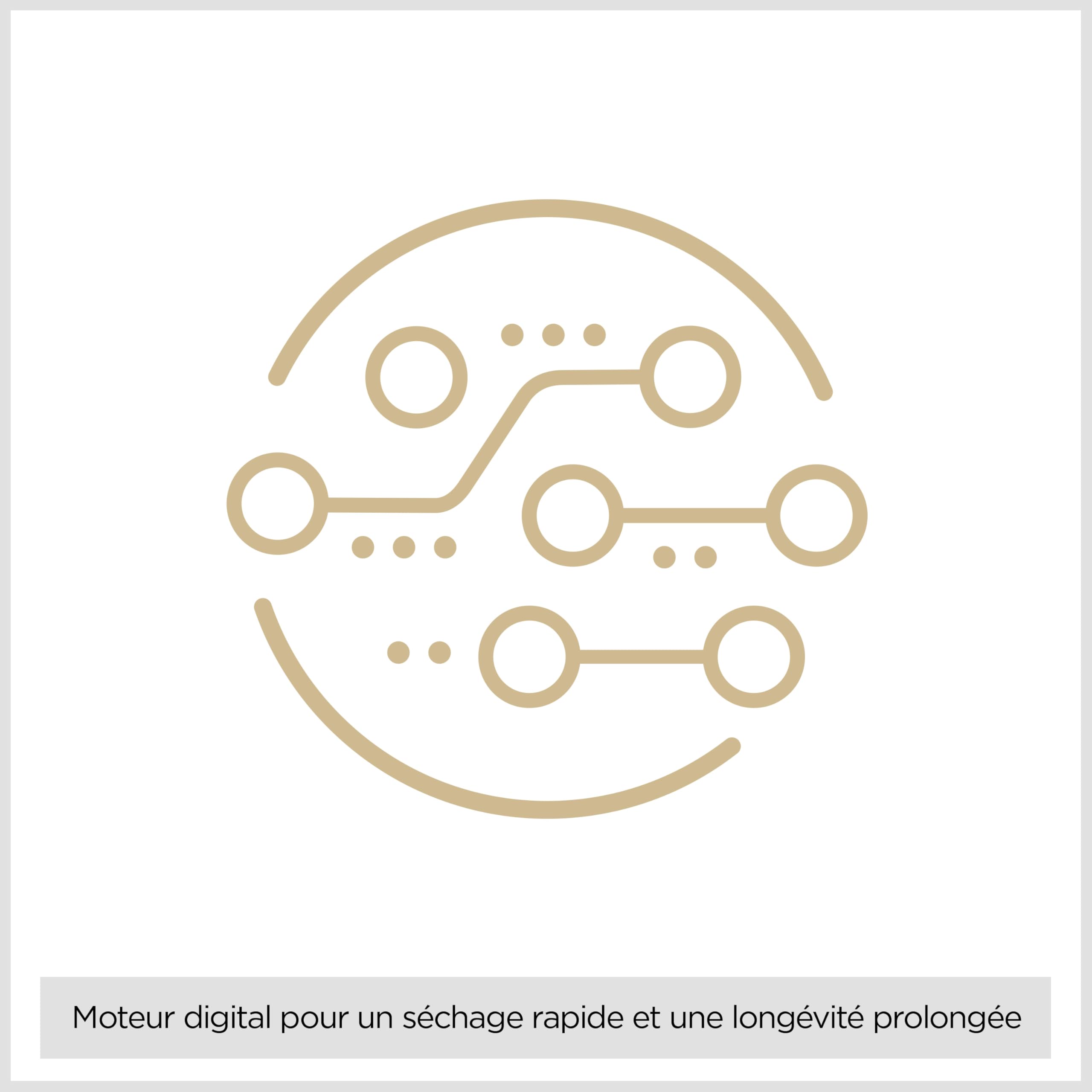 BaByliss Sèche-Cheveux Titanium Shine avec Diffuseur – NOUVEAUTÉ 2025, Sèche-cheveux puissant et compact, Design ergonomique, Ionique anti-frisottis, 3 température & 3 vitesses, Argenté, D6200DE