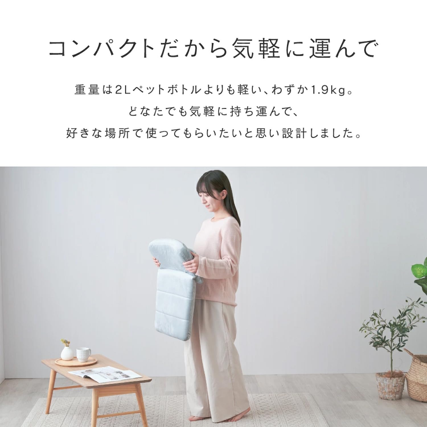 Amazon.co.jp: ドウシシャ どこでも背もたれ しっかりと腰を