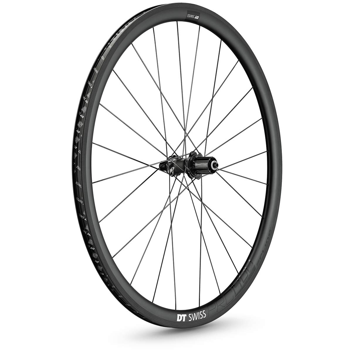 DT Swiss Unisex's WHDTPRC1404R Bike Parts, Standard, Rear-35 mm Carbon Clincher