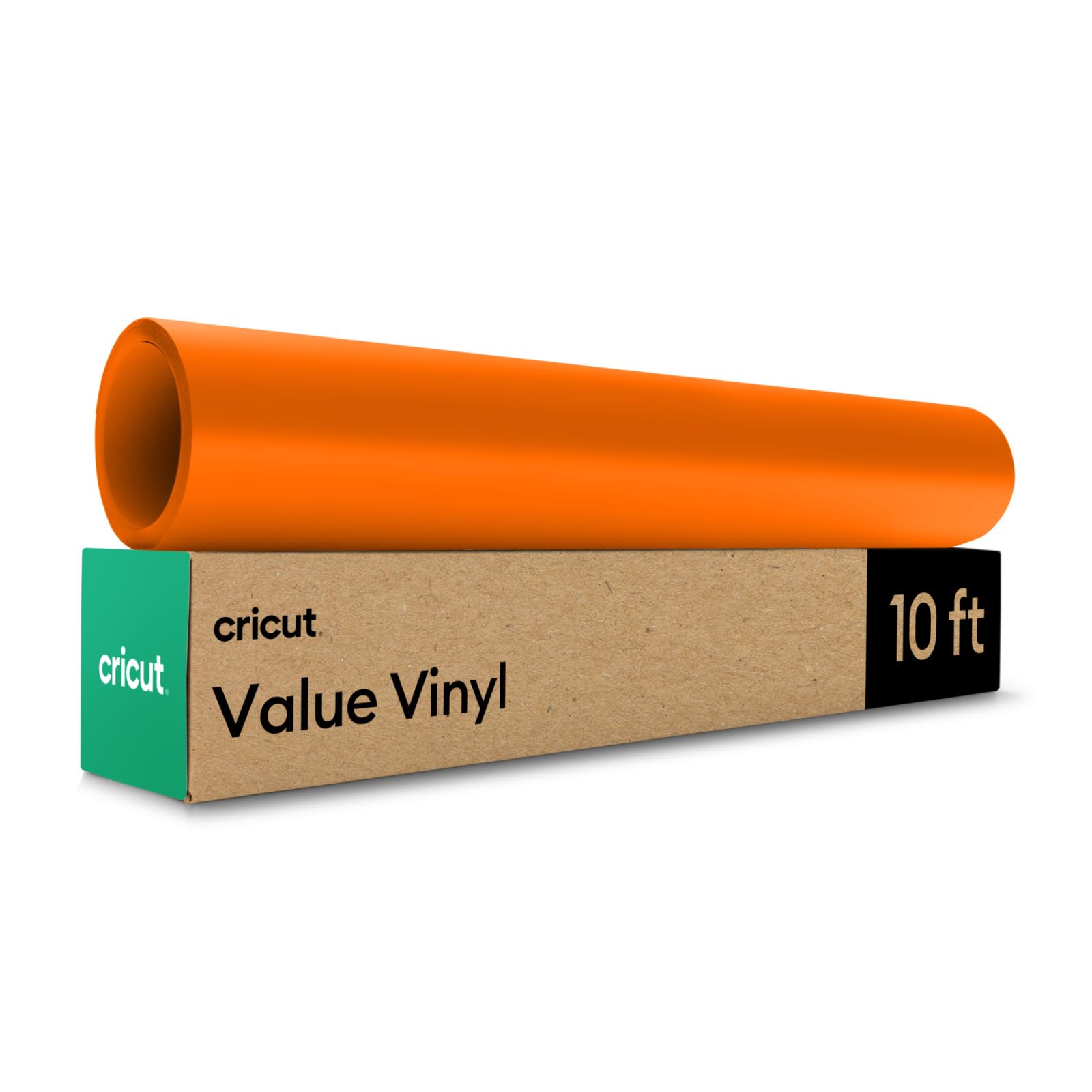 Cricut Permanent Adhesive Vinyl Roll | 30.5 cm × 3 m | Orange | Ideal for Customising Mugs, Notebooks, Home Décor & DIY Projects, for Decals, Journals, Labels, Scrapbook, Water Bottle