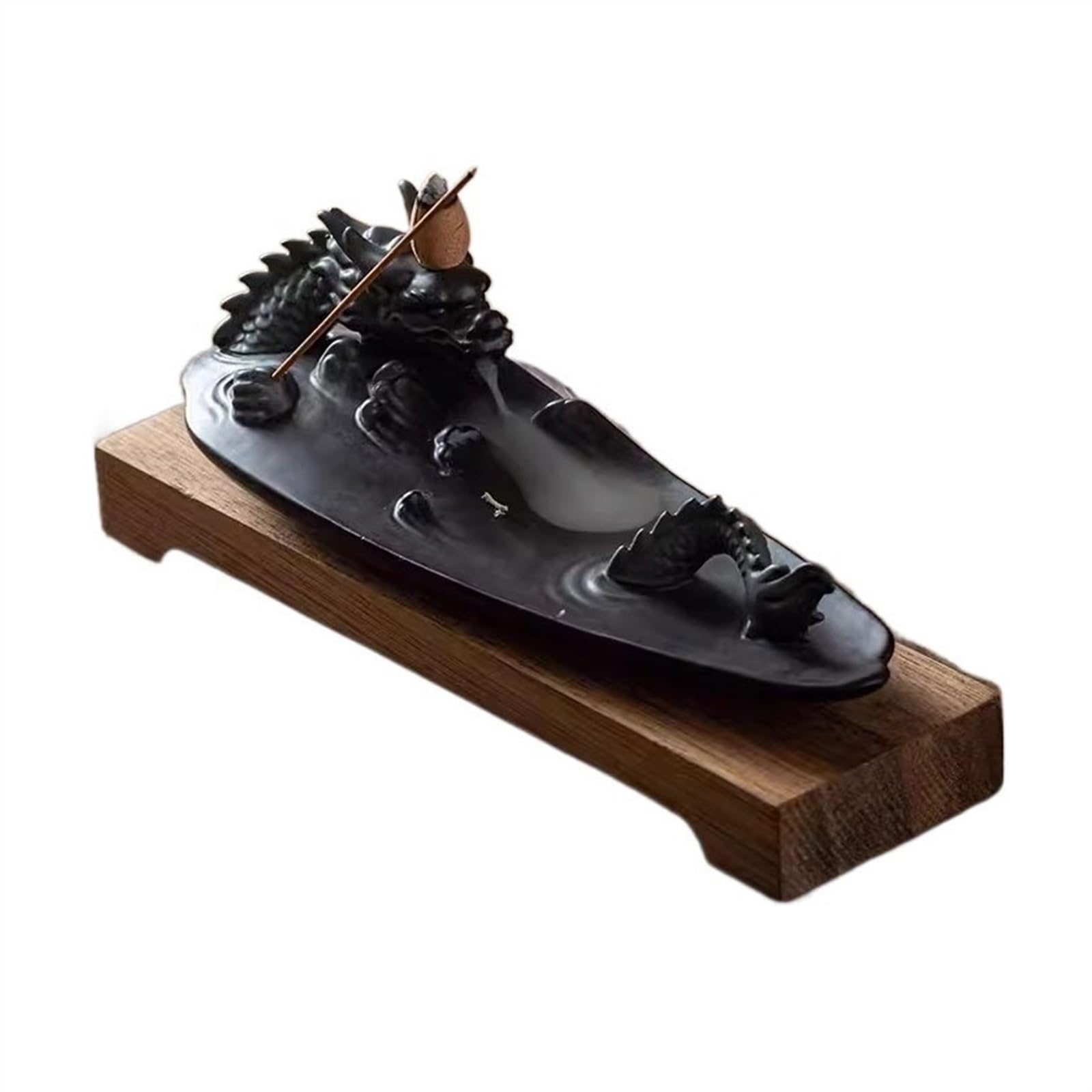 Incense Holders Creative Incense Burner Indoor Stick Zen Dragon Shape Ceramic Desktop Decorations