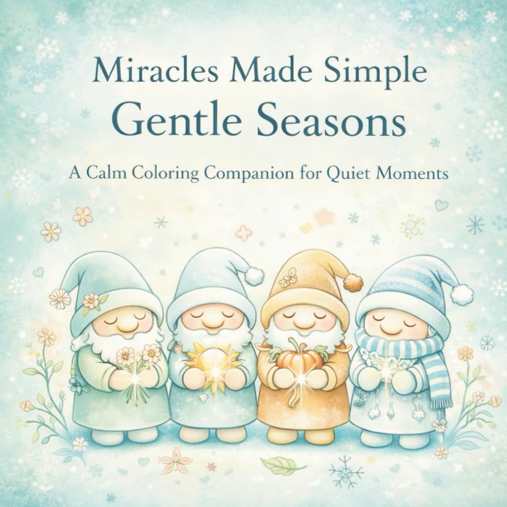 Miracles Made Simple Gentle Seasons: A Calm Coloring Companion for Quiet Moments
