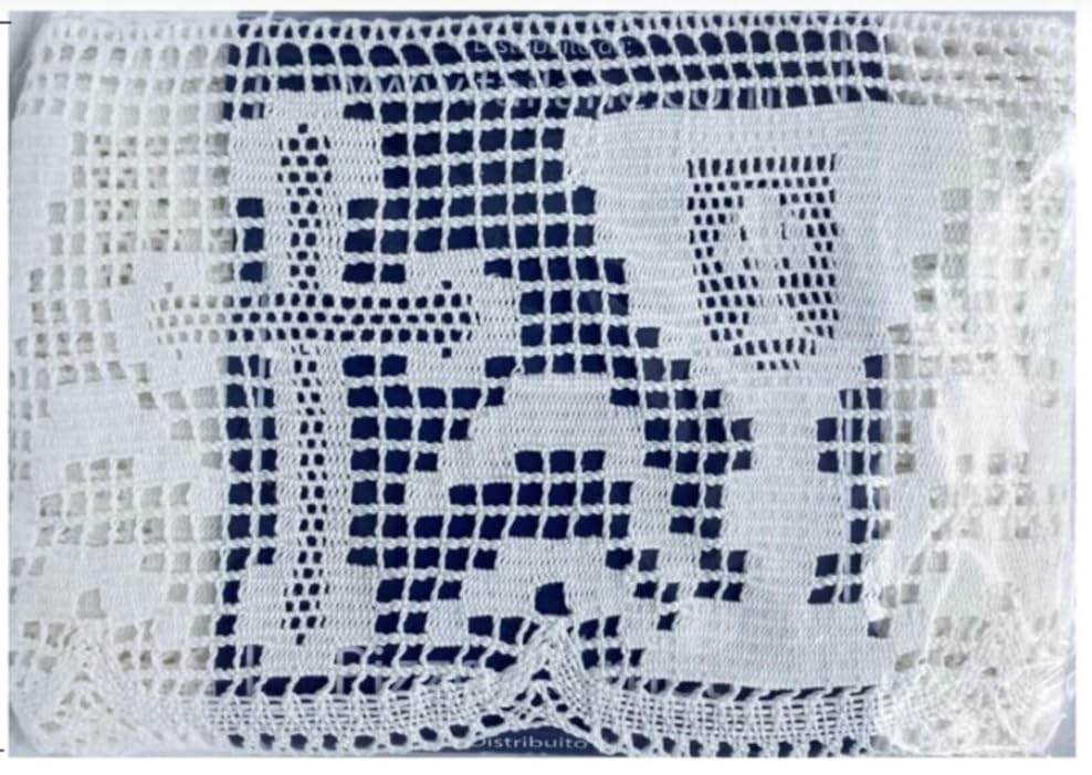 Cinta de Encaje de Algodón Blanco 10 Metros para Decoración y Acabados (Blanco, 16,5 cm)