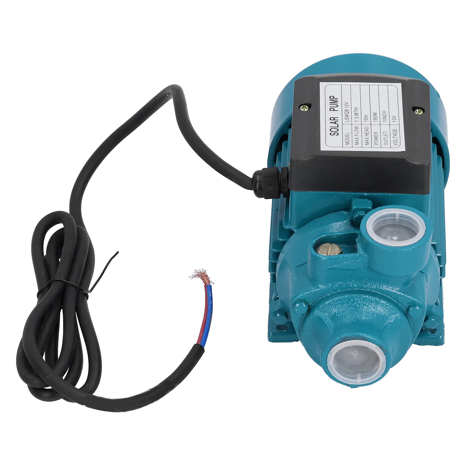 Pompa dell'acqua Elettrica con Girante Monostadio da 15 M, Pompa dell'acqua Pulita da 180 W DC 12 V, Fornitura di Pressione 'acqua Domestica, Strumenti di Irrigazione agricola.