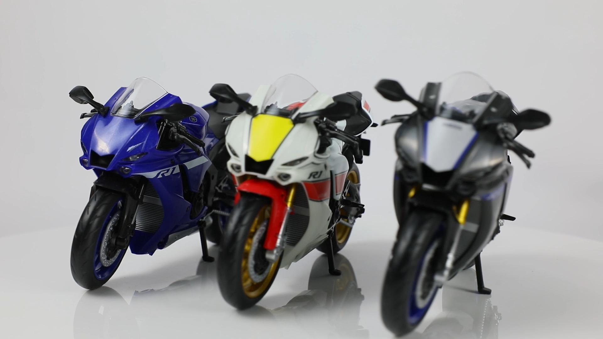 Amazon.com: Risopen 1:12 Motorcycle Model Toy for Yamaha YZF-R1