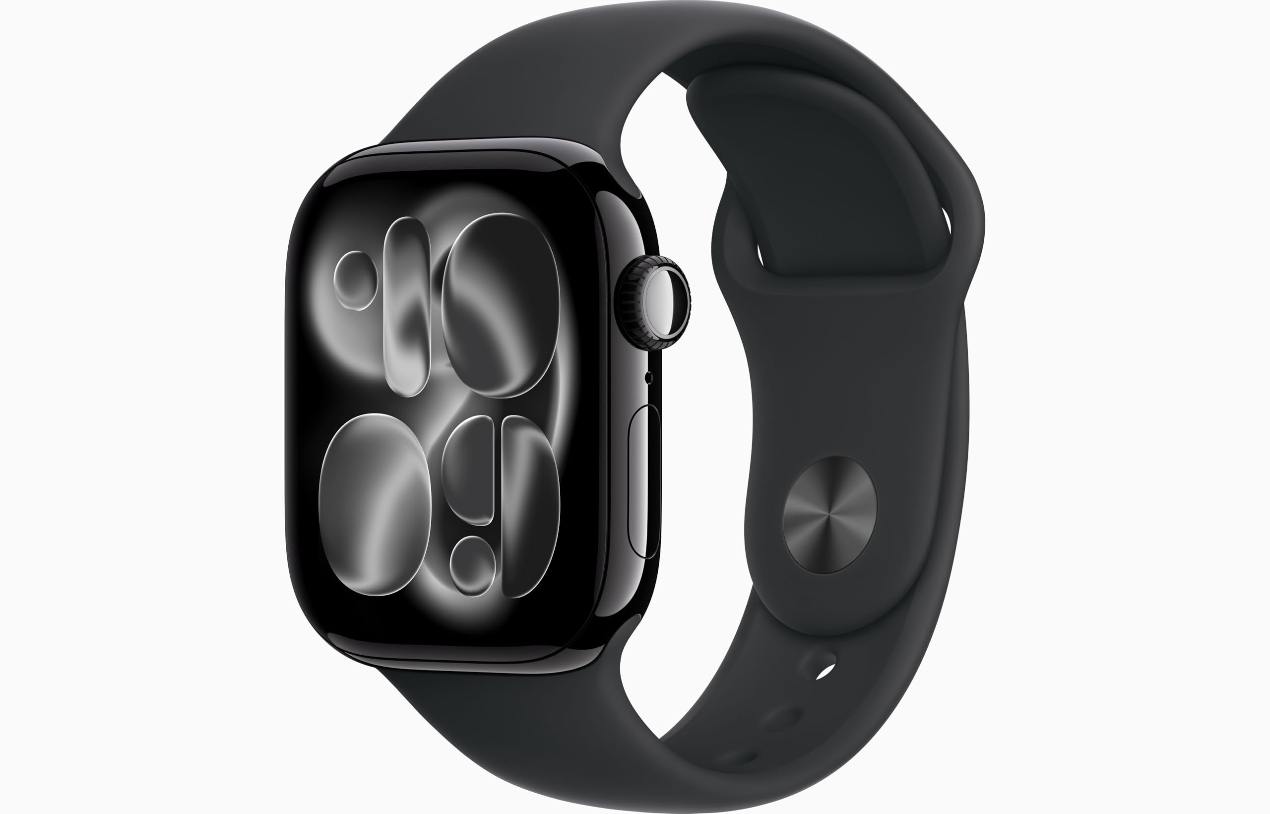 Apple Watch Series 11 [GPS + Cellular, 42mm] Caja de Aluminio Negro Azabache con Correa Deportiva Negra, S/M (Reacondicionado)
