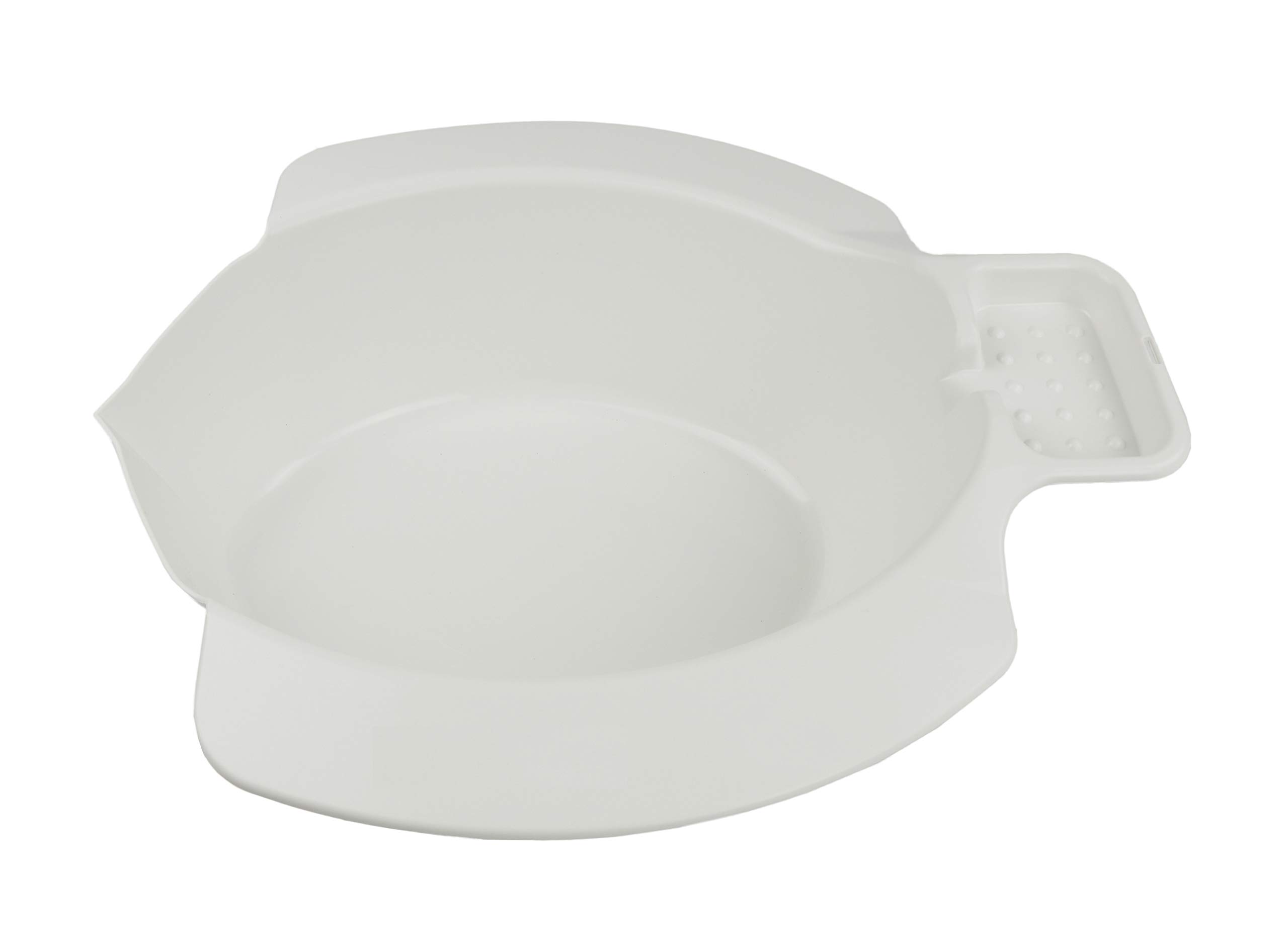OrtoPrime Bidet Portátil Wc | Bidé Sanitario Acoplable al Inodoro | Medidas Universales: 40 x 37 x 11 Centímetros | Peso soportado 120 Kilogramos
