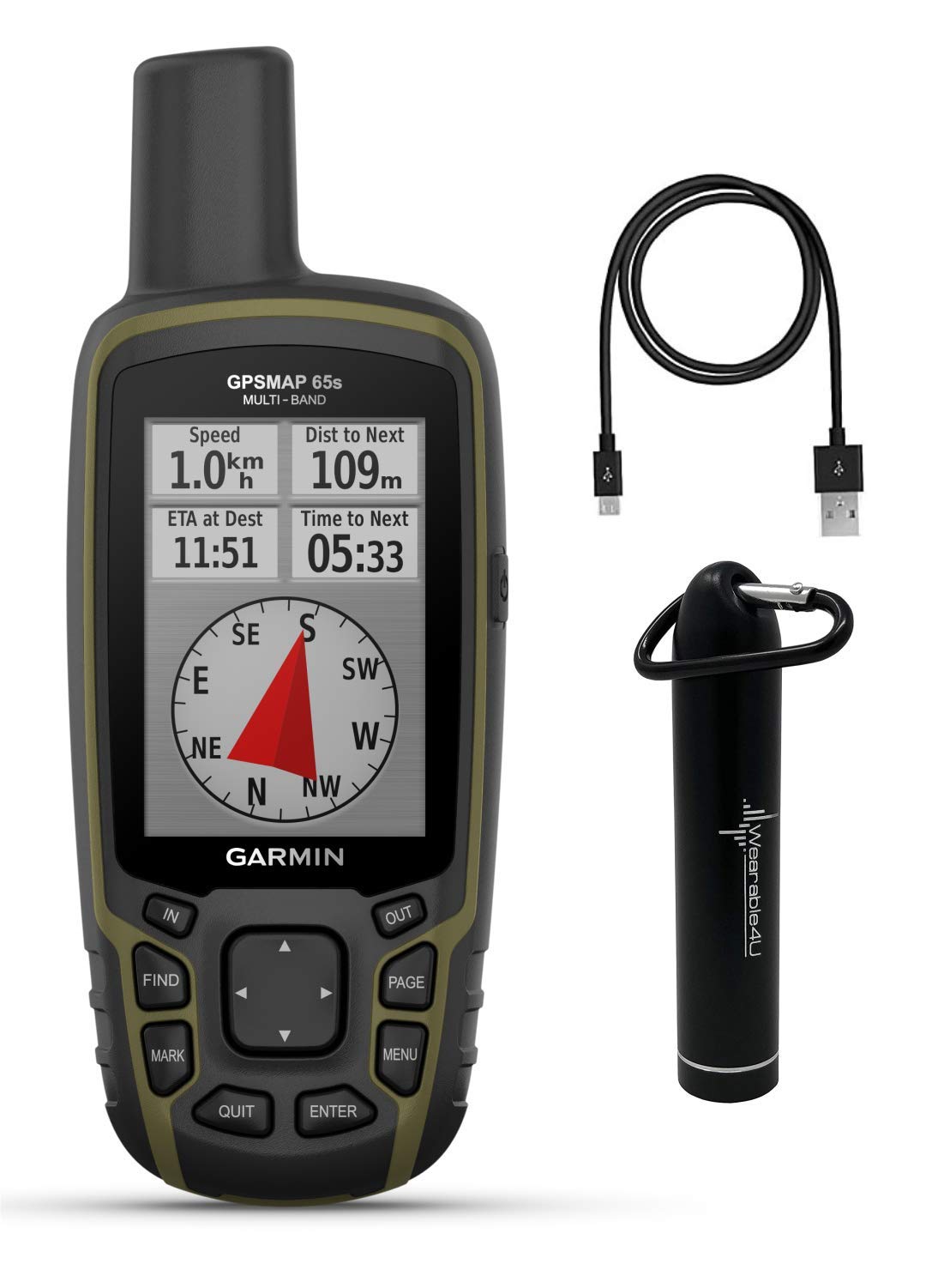 Buy Garmin GPS 65s, ButtonOperated Handheld with Expanded Satellite