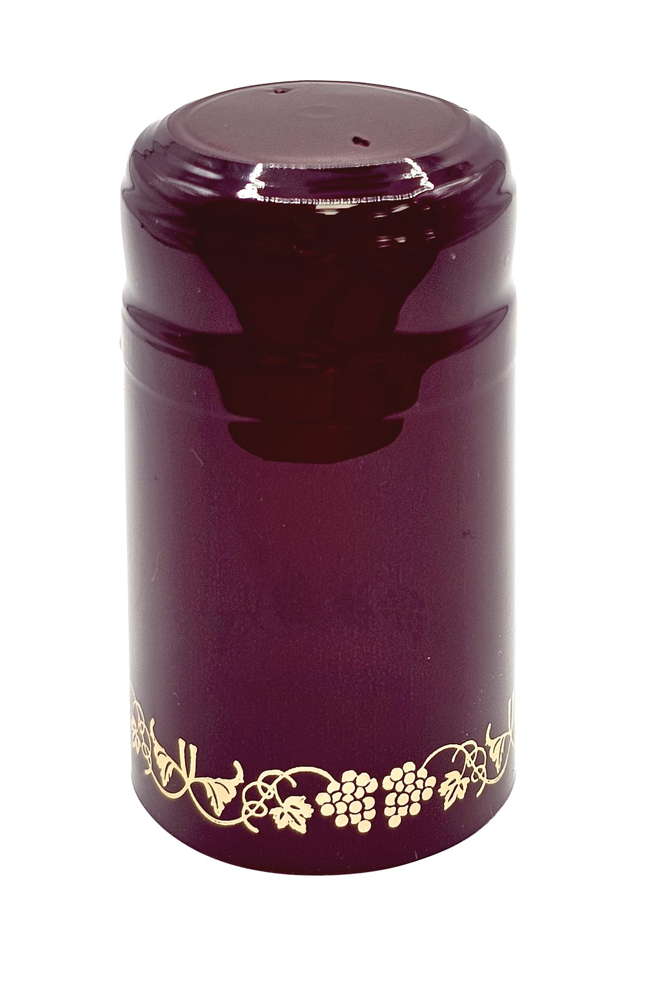 1 X Burgundy Gold Grapes PVC Shrink Capsules-30 Per Bag