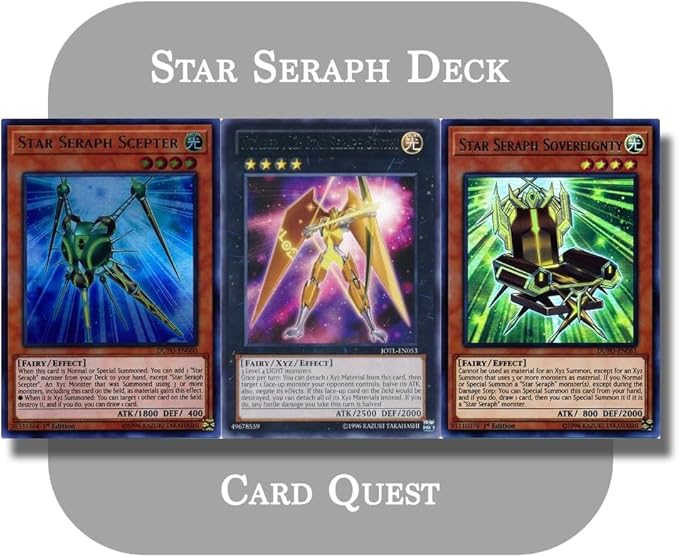 Amazon.com: Yu-Gi-Oh! ZEXAL - Dumon’s Complete Star Seraph Xyz Deck ...