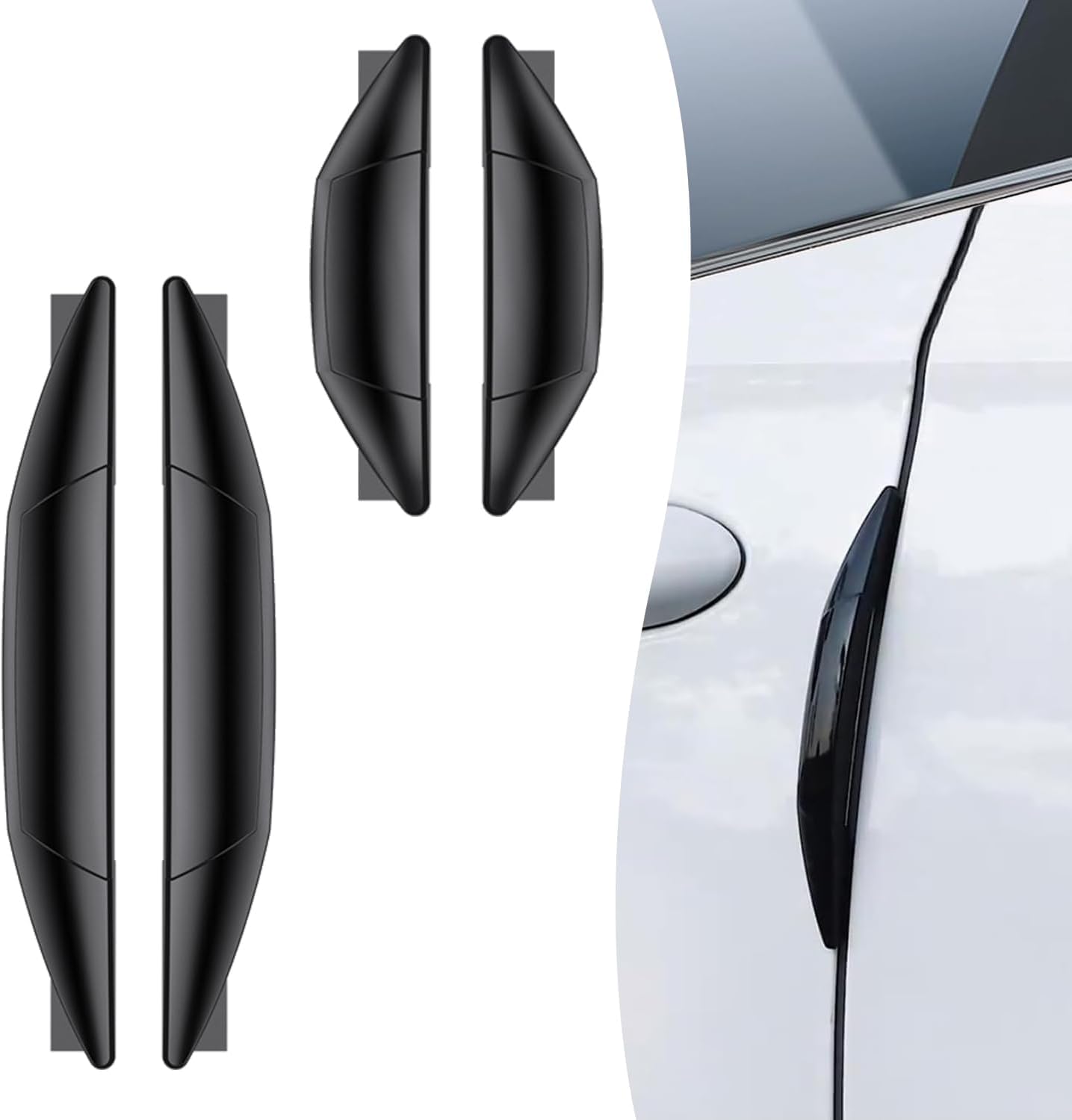ZHAOYINFANG 4 Door Edge Protectors for Ford F-150 Raptor 2021-2025