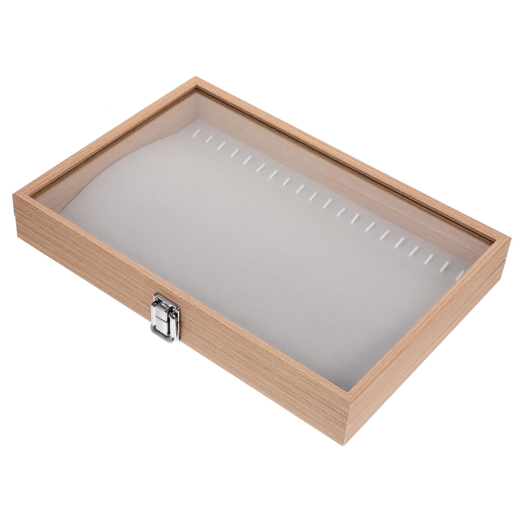 Boîte de rangement à bijoux en bois grand format pour femmes