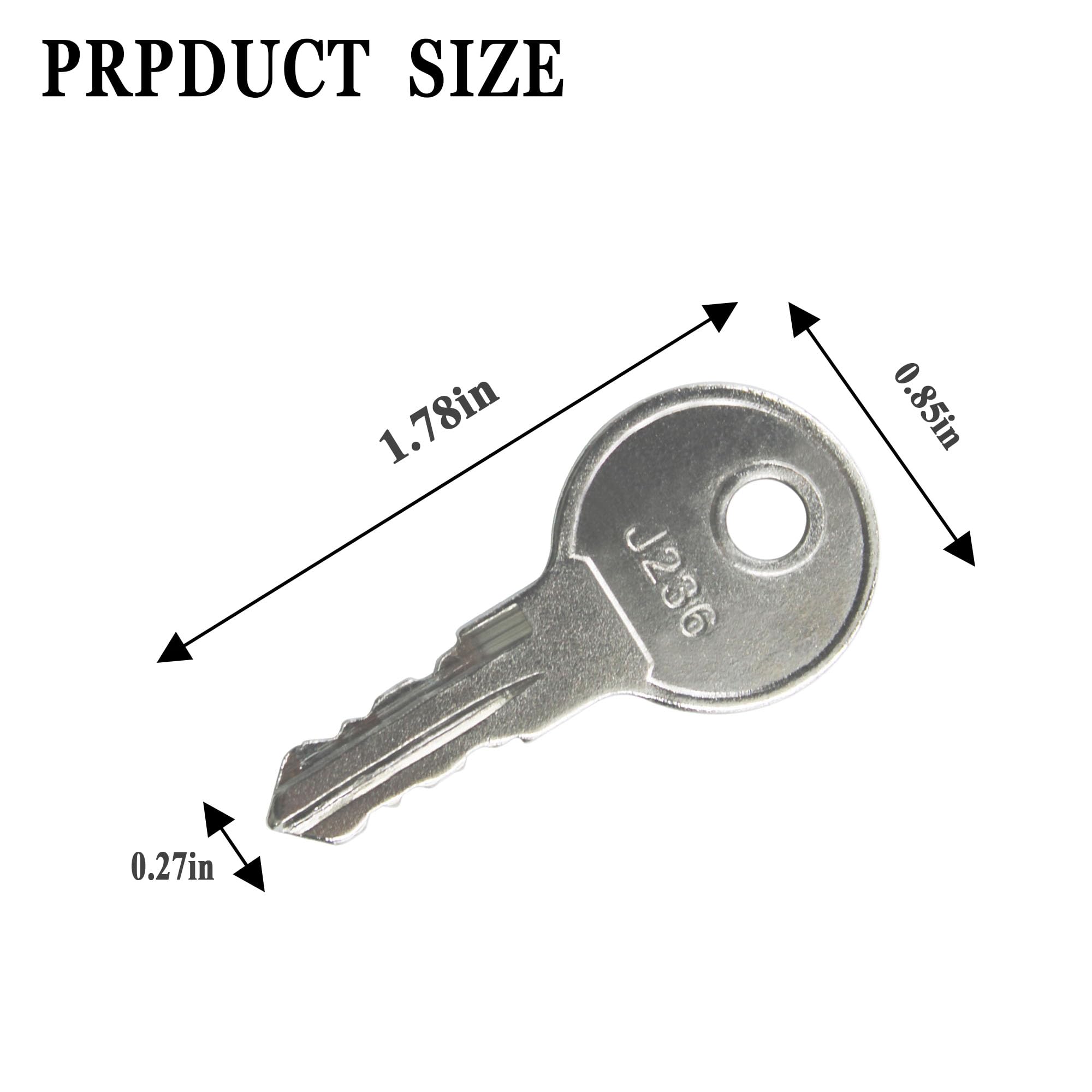 J236 J236-A Door Lock Keys 4PK - Amazon.com