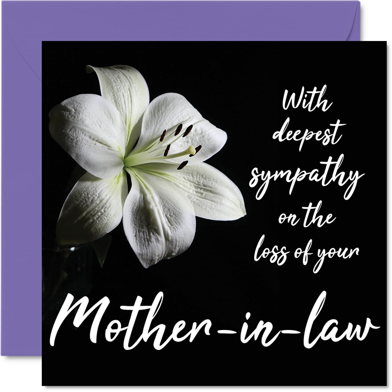 Sympathy Cards Loss of Your Mother in law