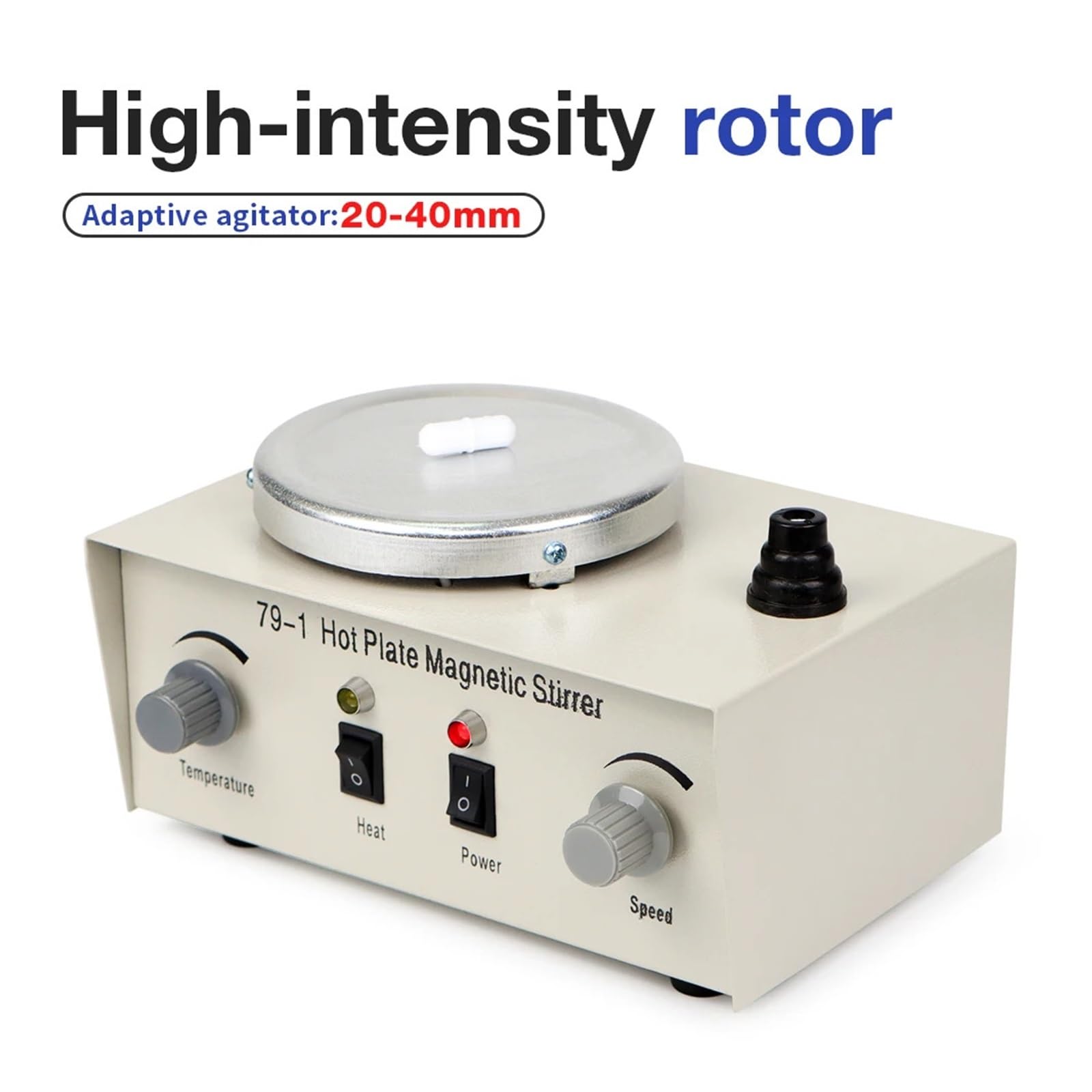 Agitador Magnético De Calefacción, Placa Caliente, Máquina Mezcladora Magnética 2400rpm For Investigación Científica Laboratorio Remueve Bien