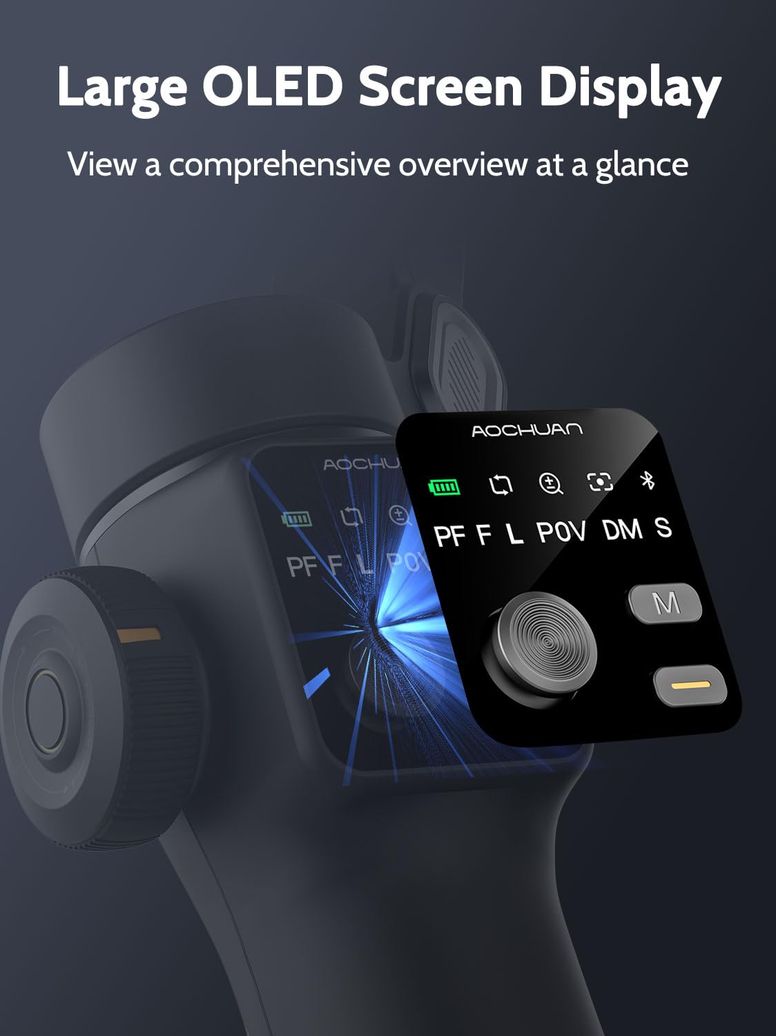 AOCHUAN 3軸ジンバルスタビライザー　Smart V8 Amazon.co.jp: AOCHUAN スマートフォンジンバル ビデオ録画用 AI