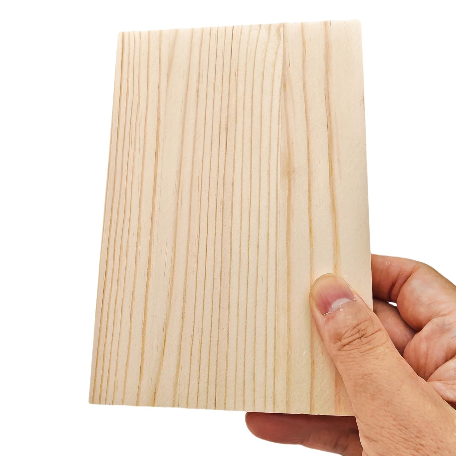 8PCS Rectangle Wood Boards Unfinished Wood Blocks for Crafting 15x10x1cm Blank Whittling Wooden Blocks for Carving,Painting & Burning - Image 4