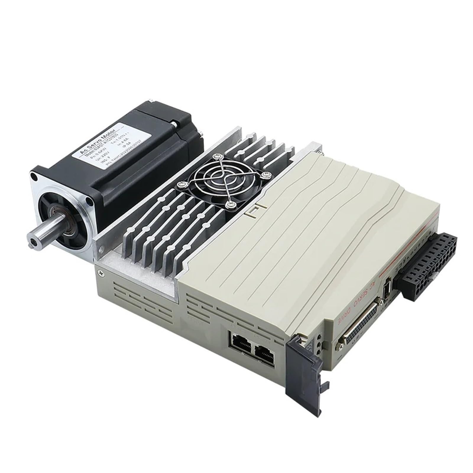 60 AST 400W 600W 1,3 N 1,9 N 110 220 V Servomotor-Kit mit magnetischem 17-Bit-Absolutwertgeber + T3D 15A-Treiber for Graveur(400W 220V)