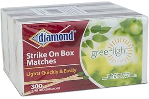 Diamond Greenlight Strike on Box Matches, 300 Count, 3 Pack