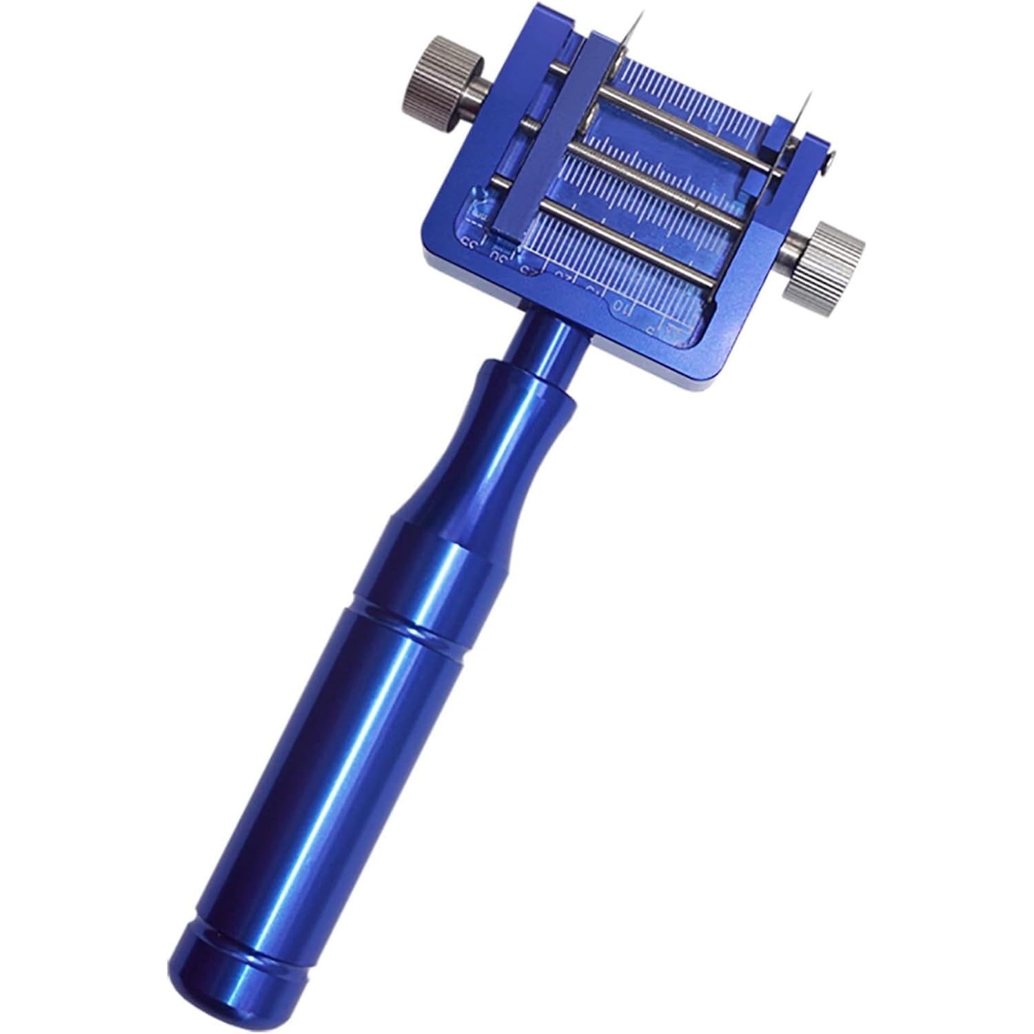 Probenschneider, Kunststofffolien-Probenmesser, verstellbare Breite 5–32 mm, Toleranzbereich ± 0,05 mm, für Klebebänder